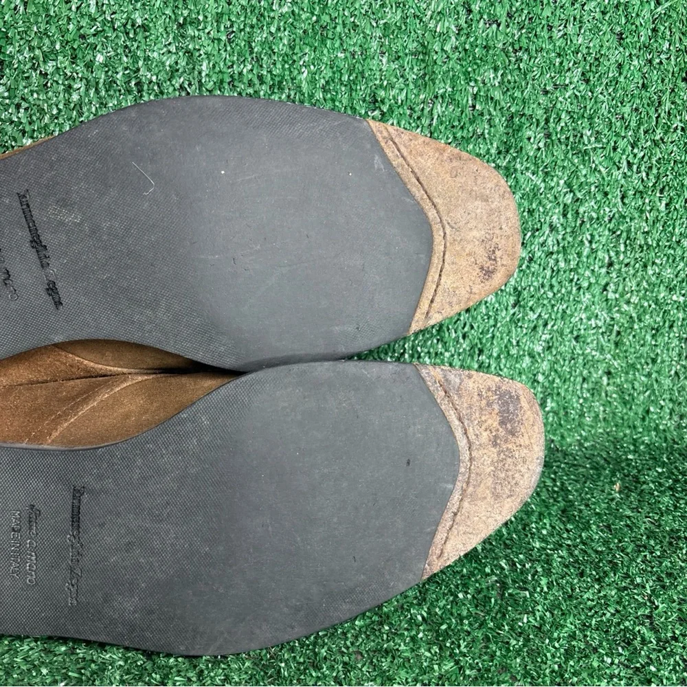 Ermenegildo Zegna Brown Suede Chukka Boots Size‎ US 11